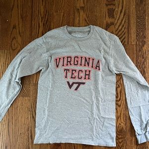 Virginia Tech Grey Long Sleeve Shirt